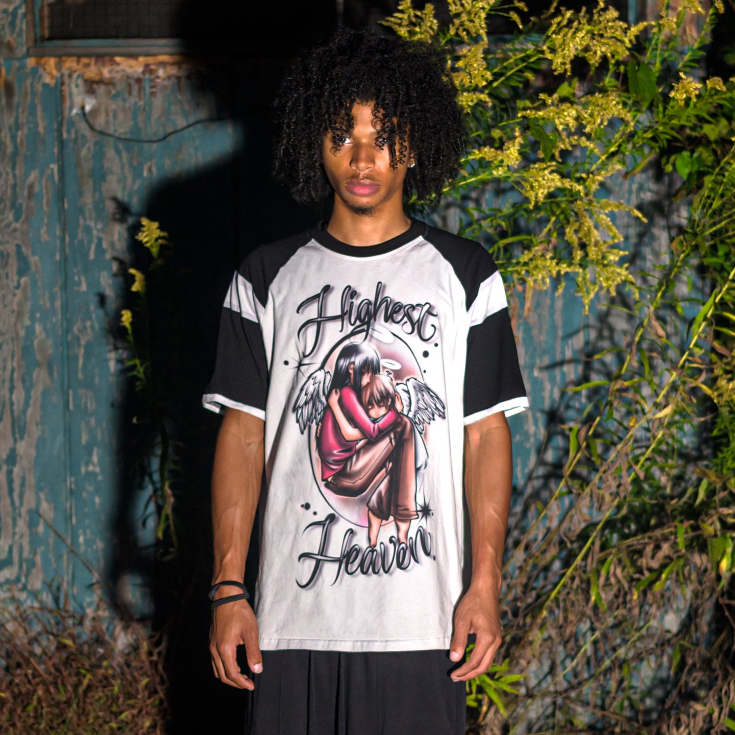 Airbrushed Angel Raglan Shirt